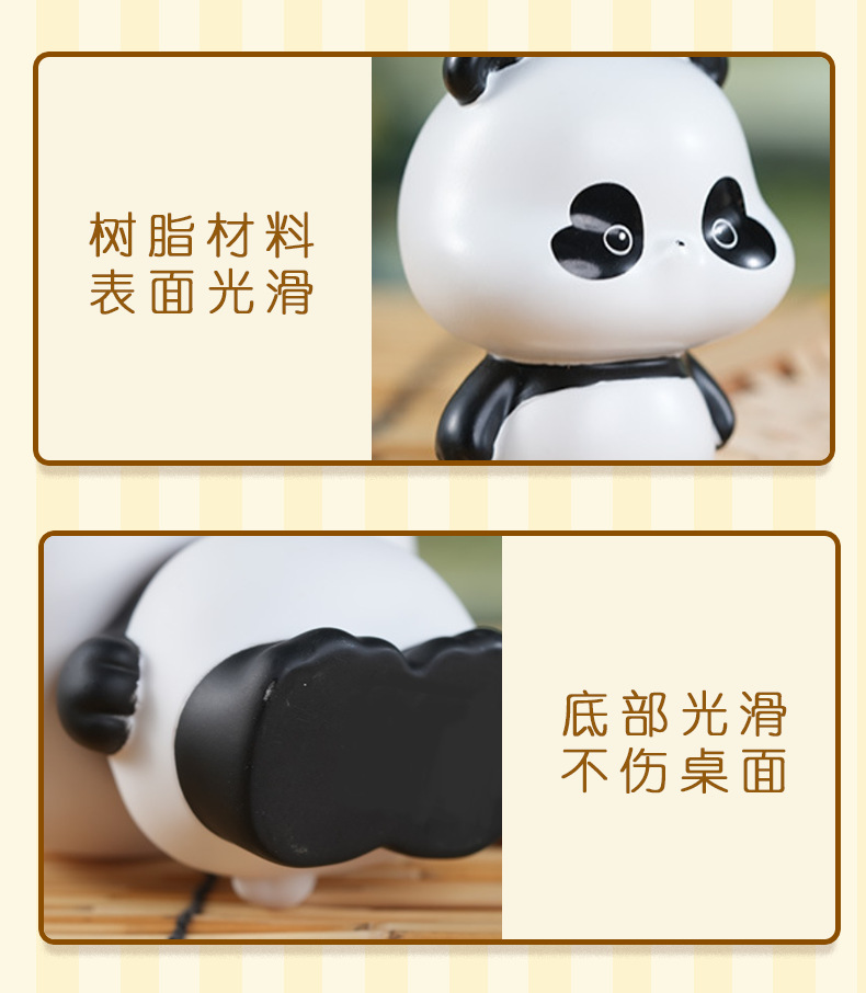 熊猫玩家原创伴手礼中国特色送老外创意摆件毛绒布艺公仔玩具吉祥物生日礼物详情16