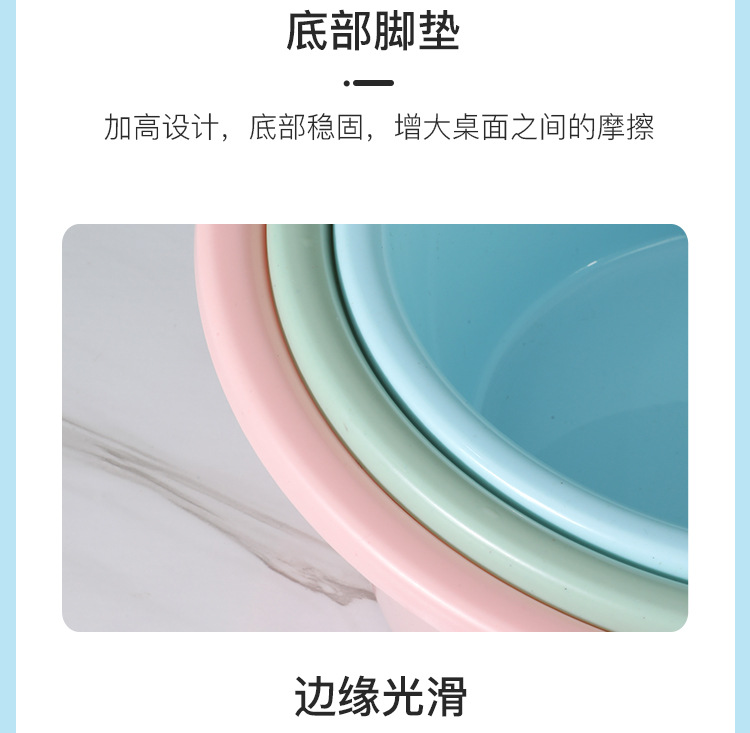 加厚洗脸盆塑料脸盆大号洗菜盆家用儿童洗澡洗脚盆洗衣盆折叠脸盆详情11