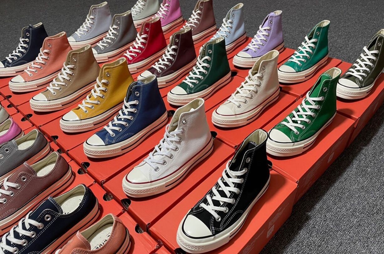 莆田 1970s经典板鞋男女高帮小稚菊帆布鞋情侣款休闲鞋百搭硫化鞋详情1