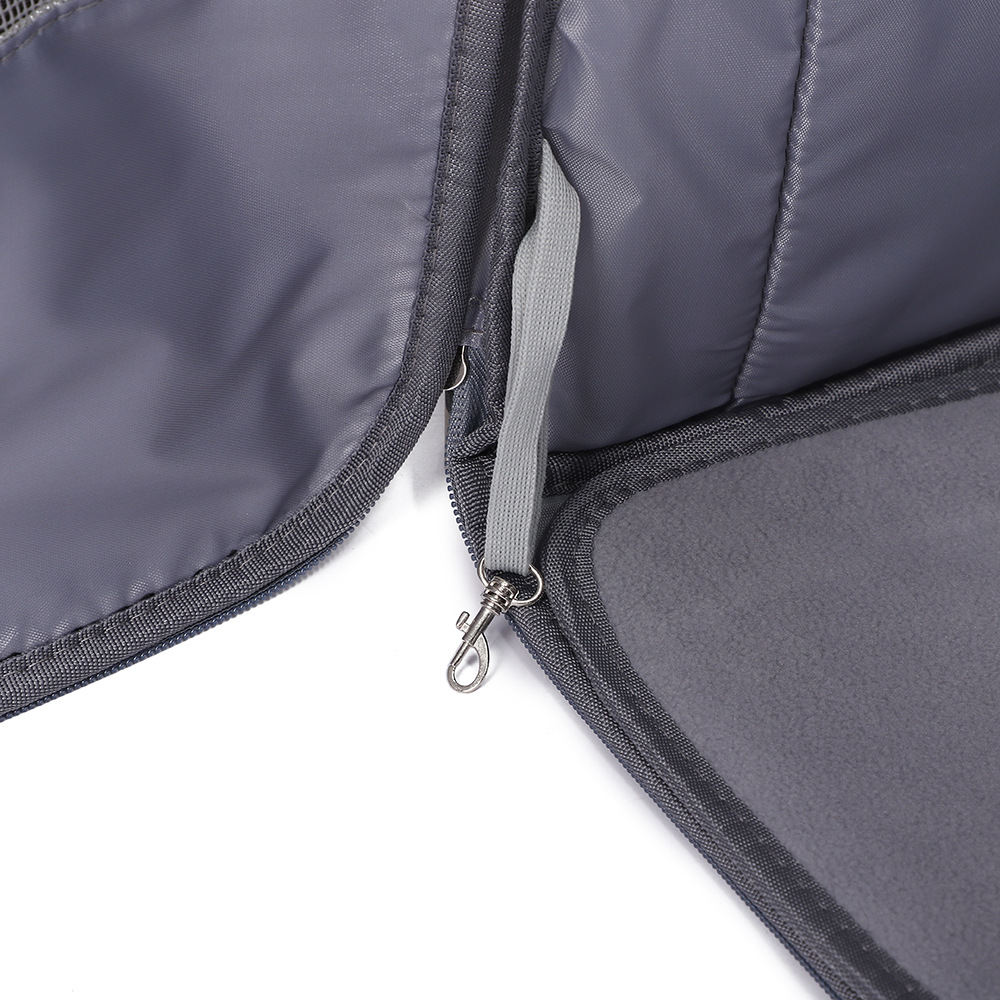 Rongka Pet Cross-border Portable double-shoulder Pet Backpack, square cat backpack, Breathable portable pet bag for cats and dogs pic 8