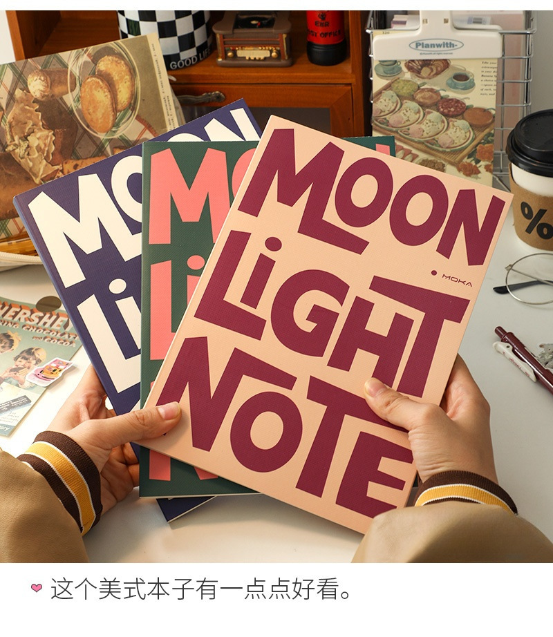 The B5 notebook of the same style as Xiaohongshu, with a high appearance level, thickened and simple horizontal line, is a student notebook and a practical diary pic 9