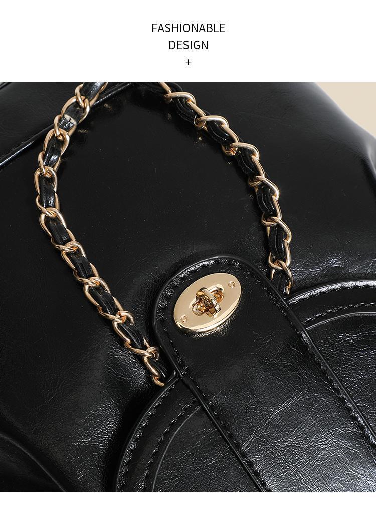 【直播专享】韩版小众链条双肩包2025新款女生旅行单肩包时尚通勤详情12