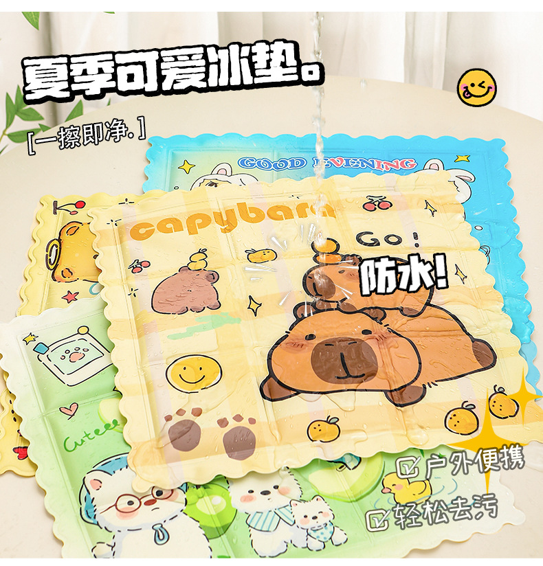 夏天降温免注水冰垫办公室凉垫学校冰凉坐垫夏季久坐冰垫定制批发详情13
