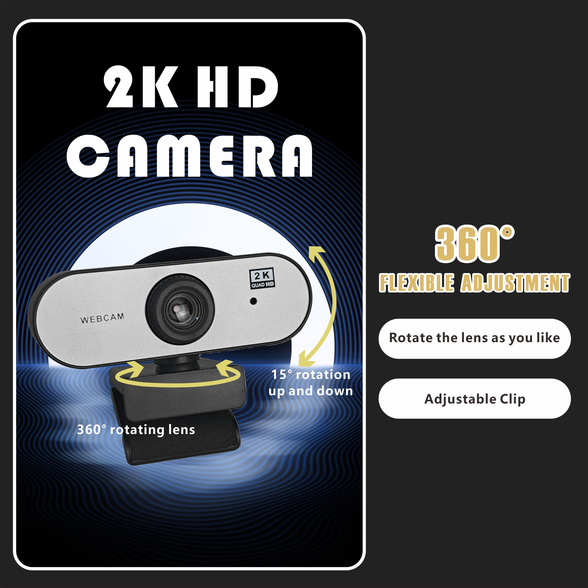 The source factory offers HD2K, 4K high-definition computer cameras and online course cameras with microphones in stock pic 21