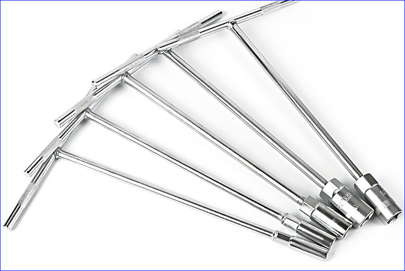 T-socket wrench complete set, a complete set of hardware tools, hexagon socket T-socket with handle wrench 6-19 pic 41