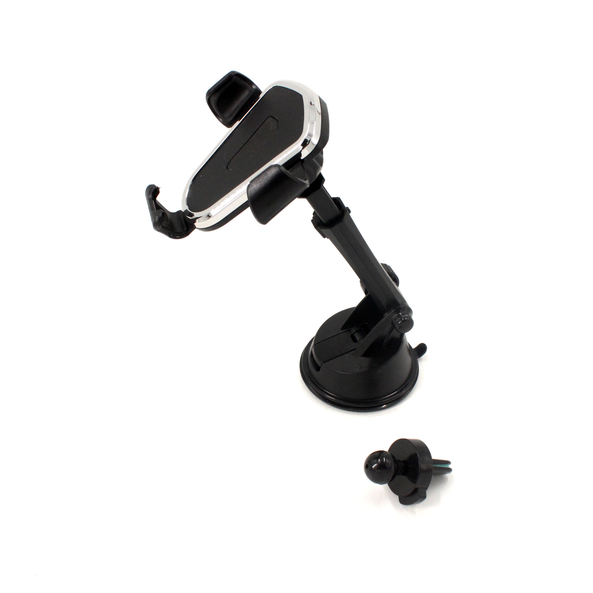 6907 Dashboard air outlet dual-purpose mobile phone stand, mobile phone gravity stand, car telescopic stand pic 4