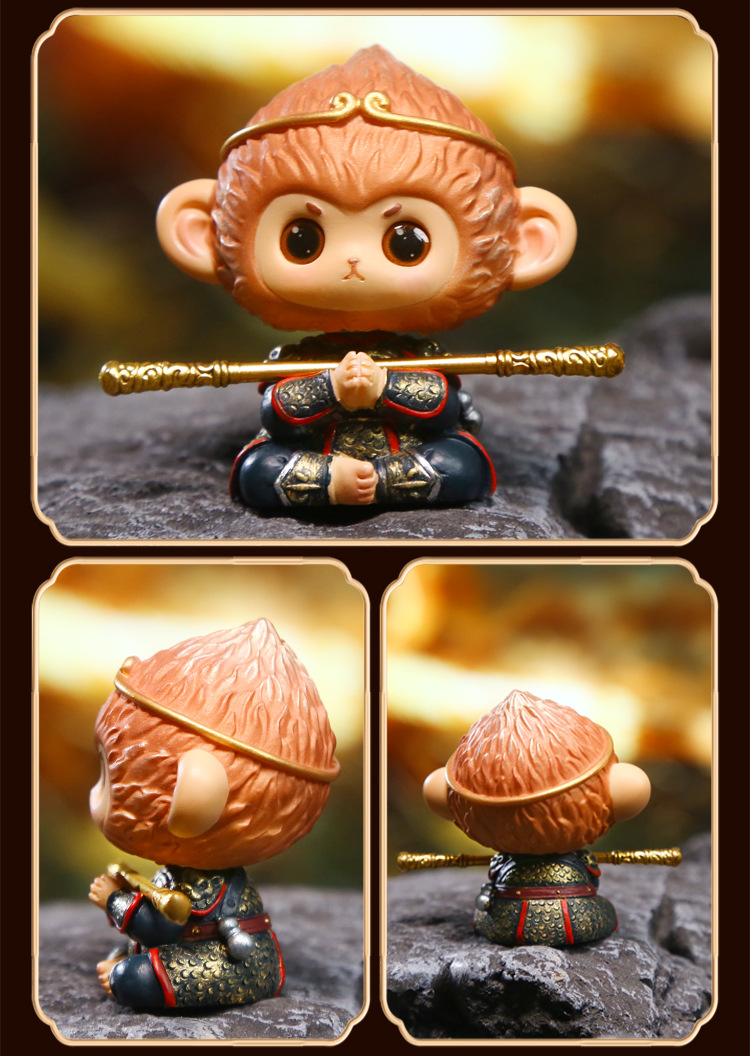 齐天大圣悟空汽车车摆天命人装饰品摆件送男友生日礼品车载摆饰详情12