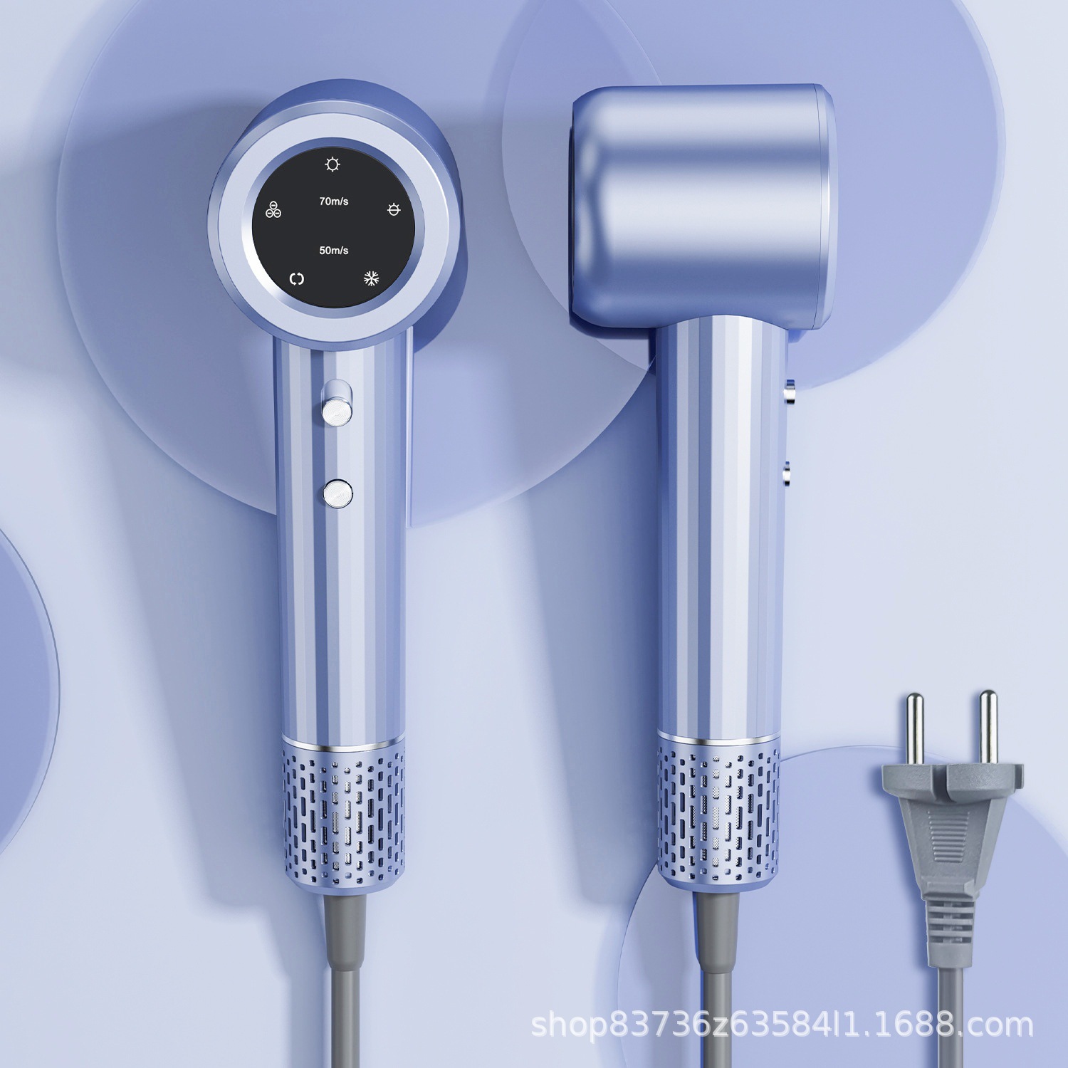 一件代发屏幕显示大功率台湾跨境电商负水离子恒温吹风机高速风筒详情13