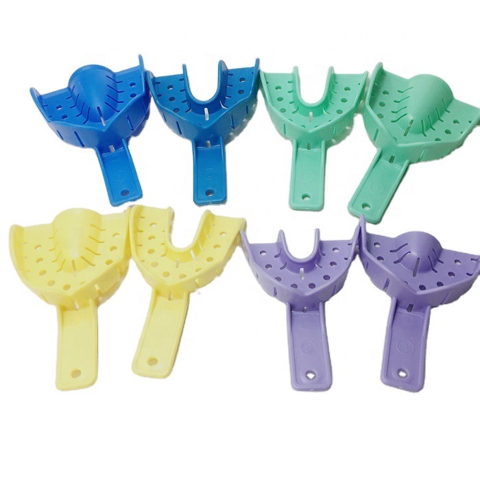 Cross-border exclusive disposable implant trays, impression dental trays, color plastic impression trays, dental orthodontic appliance kits pic 7