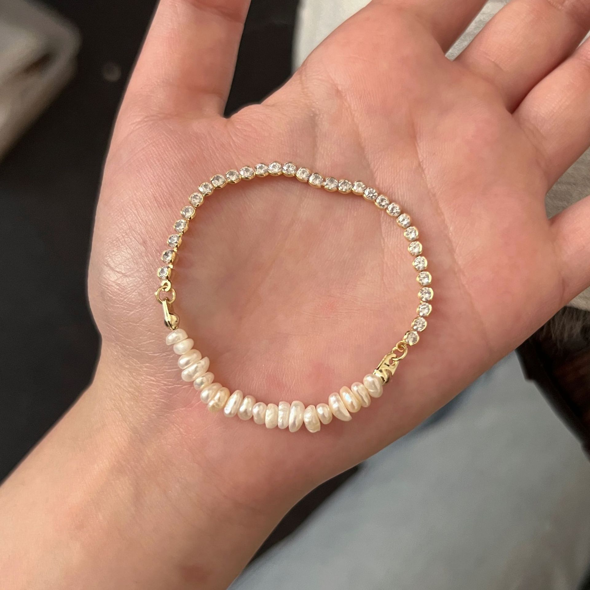 S925银新中式珍珠手链女简约大气高级感小众设计2025新款手饰详情47