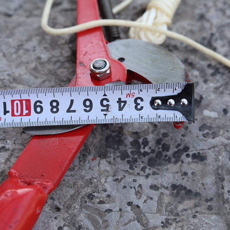 五金园林农用工具高空剪黑色带绳滑轮果枝剪枝剪带夹摘果高枝剪刀详情23