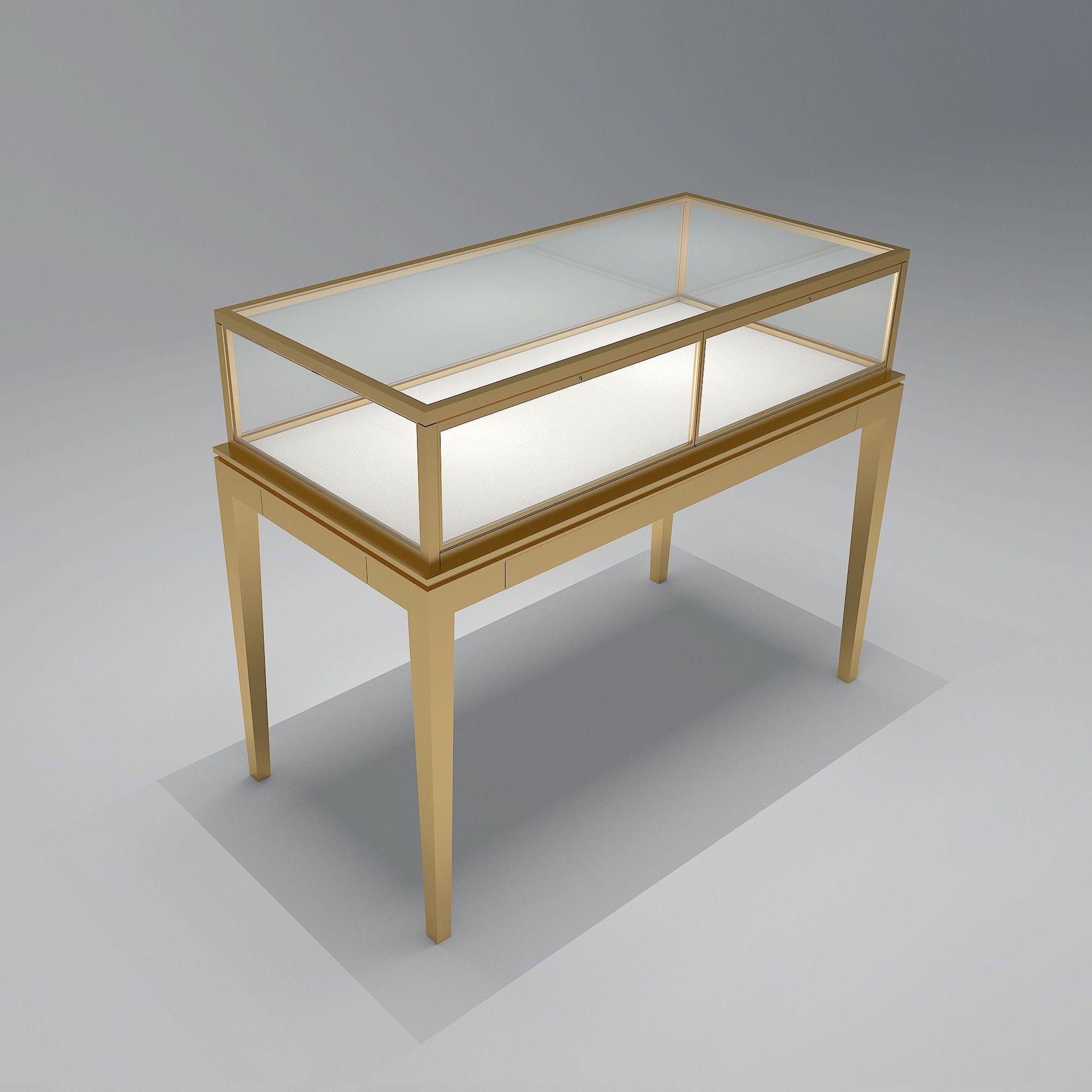 博物馆展柜展示柜字画文物展柜纪念馆展厅夹胶玻璃柜金属展柜定制详情20