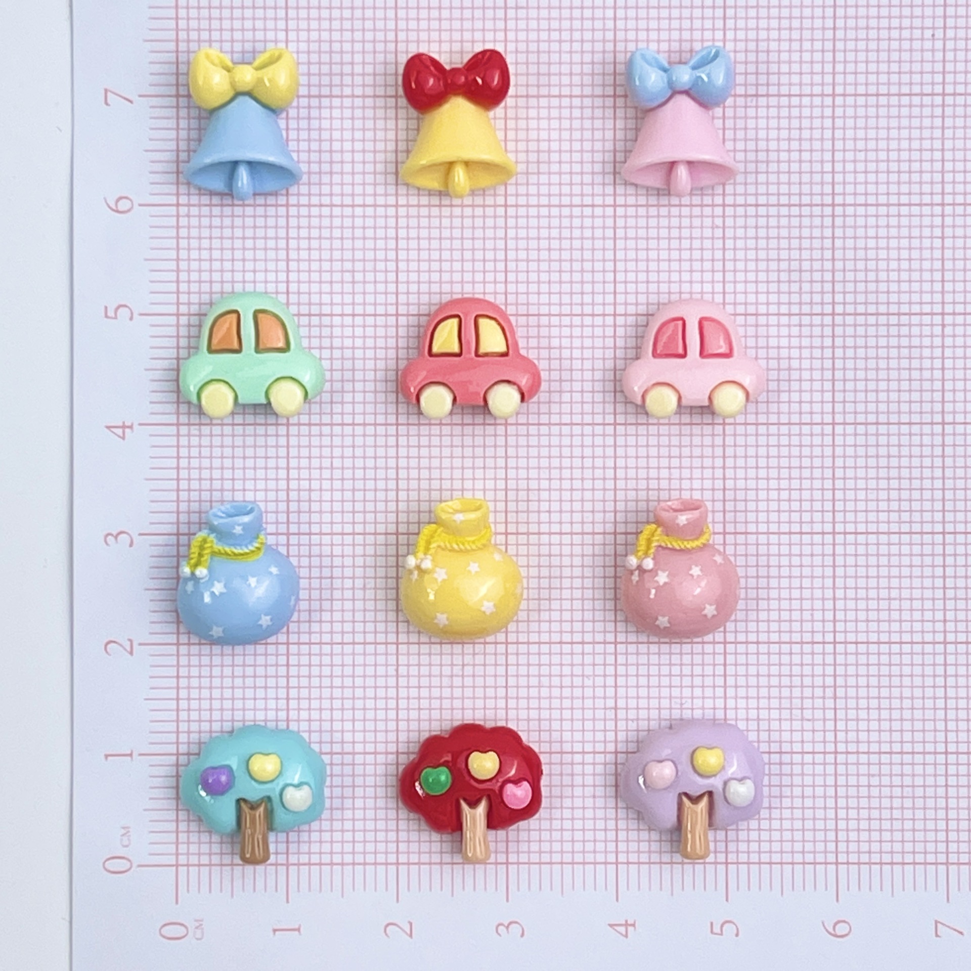 Macaron food and play tableware, cheese, cute shoe buckles, diy accessories, cartoon mini knives and forks, hair clips, resin accessories pic 38