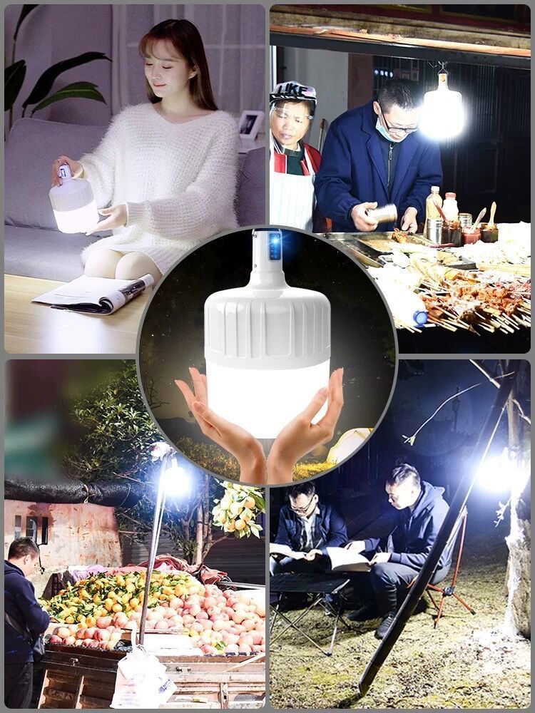 USB充电灯泡停电应急照明灯家用式移动超亮户外led夜市摆摊地摊灯详情10