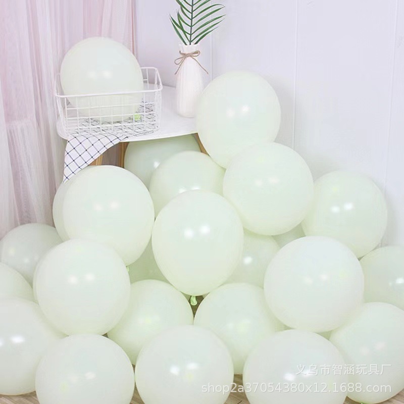 1.5g10寸马卡龙气球批发厂家生日氛围布置婚礼婚庆装饰糖果色乳胶详情16