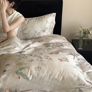 A类100支兰精天丝四件套冰丝床单夏季凉感被套真丝滑裸睡床上用品详情20