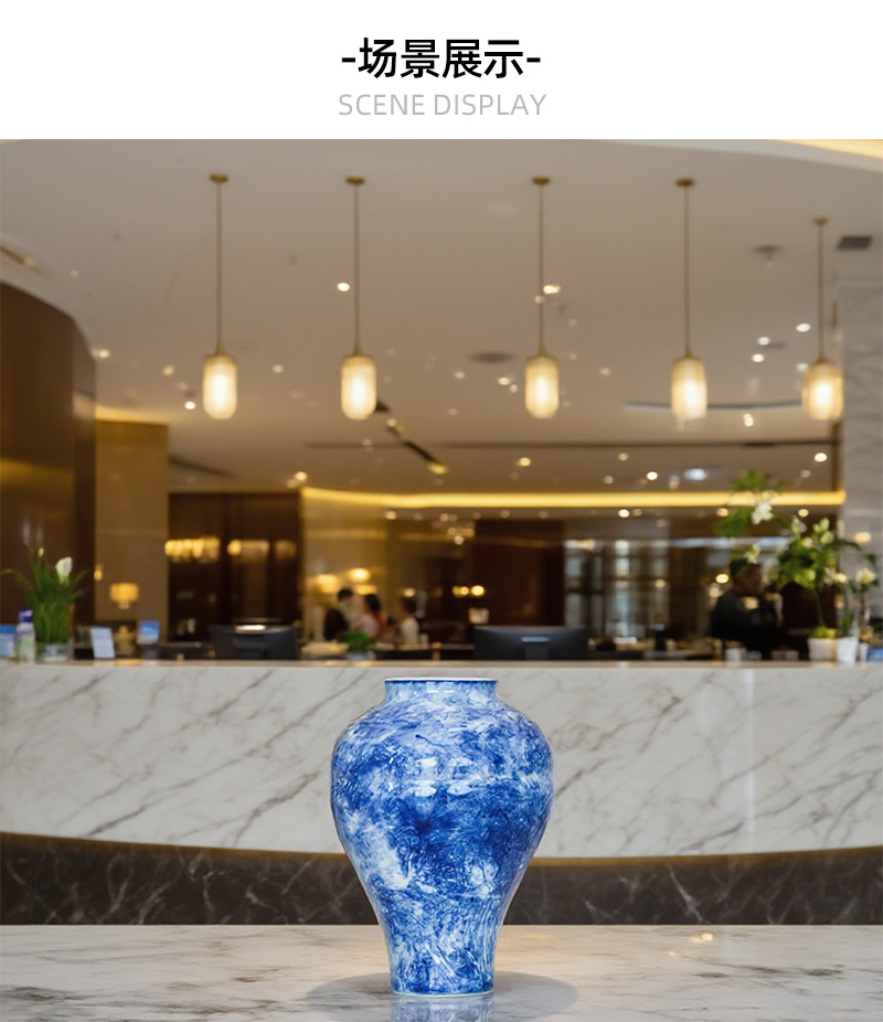 2026 Hand-painted ceramic vases, creative living room flower arrangements, hotel and club set decorations, handicrafts, modern ornaments pic 4