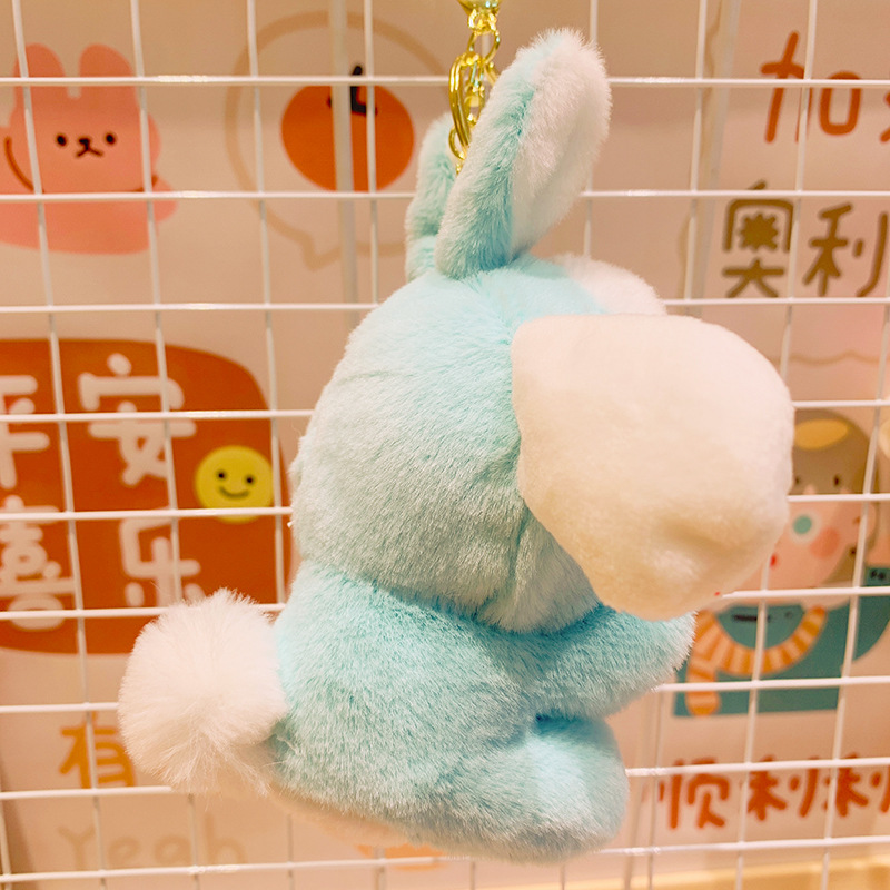 Wholesale of cartoon dolls, plush rabbit ears, stuffed toys, backpacks, pendants and accessories, toys, schoolbags, keychains and pendants pic 8