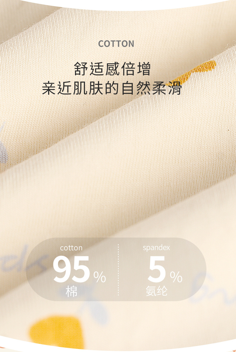 儿童内裤纯棉a类中大童卡通服饰平角裤全棉抗菌小孩宝宝女童内裤详情2