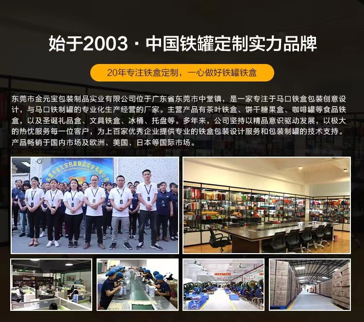 东莞厂家定制加厚金属手提化妆品收纳盒长方形带锁铁盒详情8
