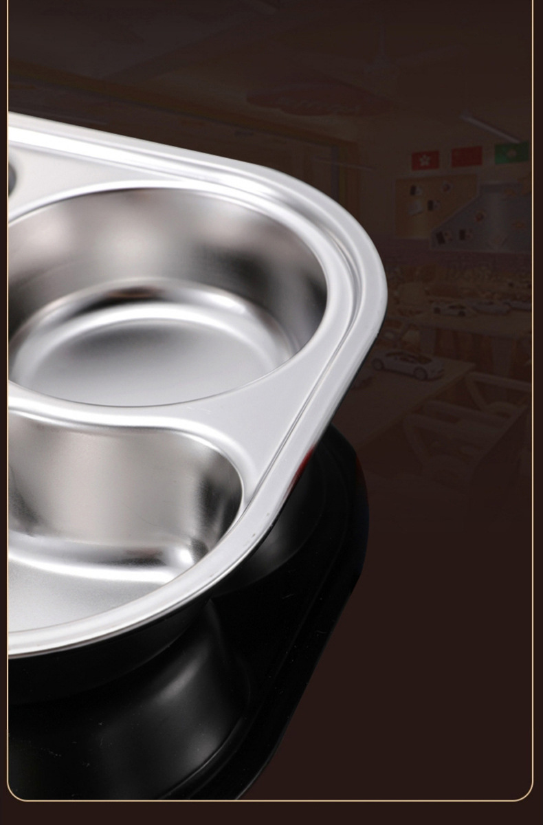 316 stainless steel plates, special compartments for children and babies at home, for boys, girls and kindergarten bowls and tableware pic 12