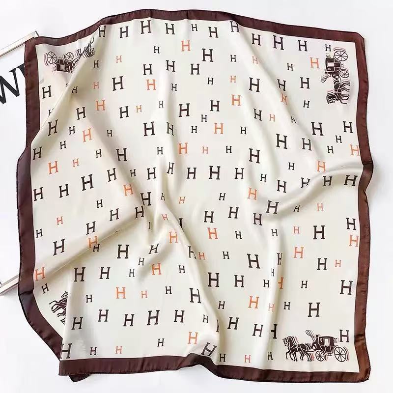 韩版70x70方巾女夏季百搭小领巾ins风装饰时尚丝巾服装配饰详情2