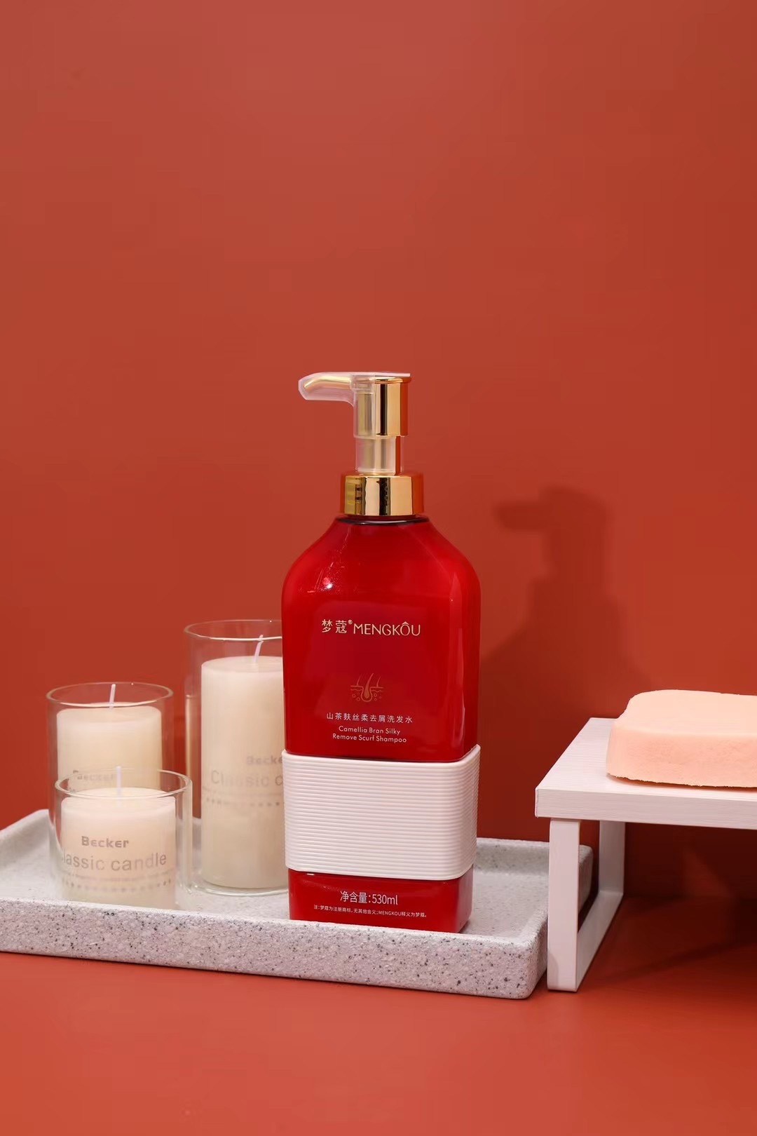 Mengkou Camellia Silk Softening Anti-Dandruff Refreshing Shampoo Flowing Hair Essential Oil Smooth Hair Mask Beauty Foam Body Wash pic 5