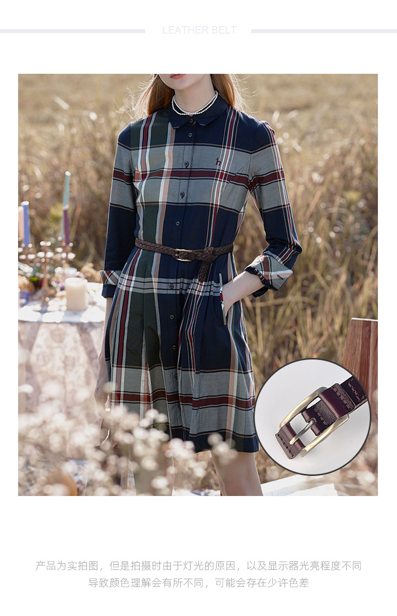 编织复古女士腰带配休闲裤连衣裙女式细款无孔女皮带广州跨境代发详情1