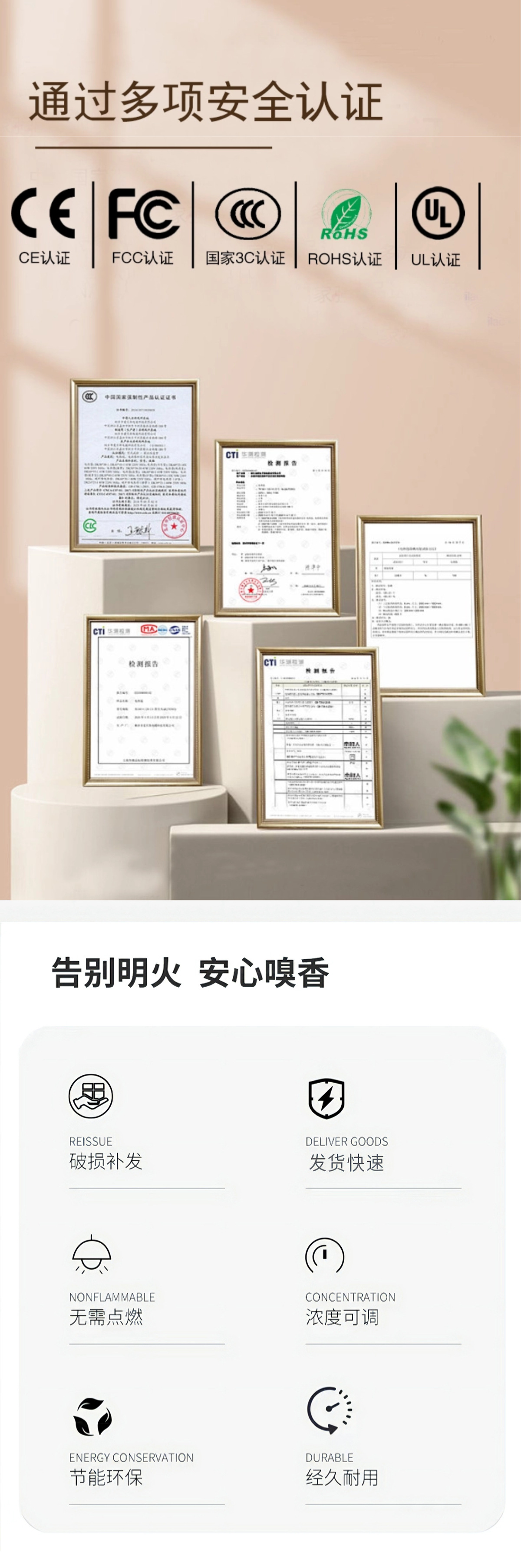 玻璃融蜡灯金属简约可调节香薰灯日韩欧美热销实用礼品厂家货源详情14