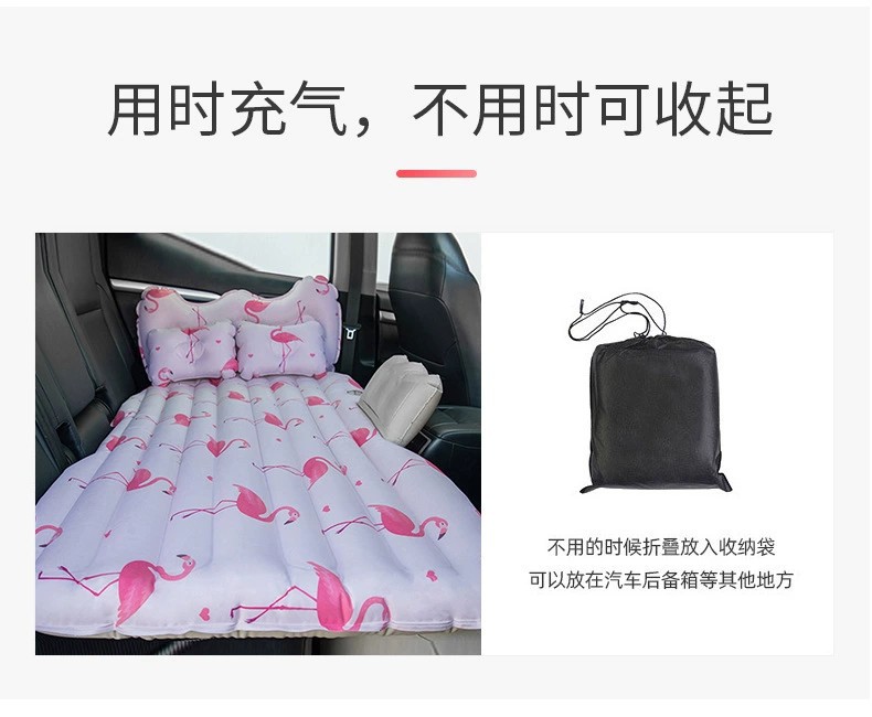 现货车载床垫植绒通用款可折叠汽车充气床家用旅行休息后排睡垫详情32