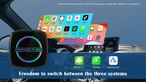跨境车机互联模块八核4G高通carplay转安卓盒子aibox carplay盒子详情6