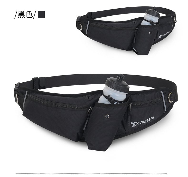 Cross-border large-capacity waterproof running and fitness mobile phone chest bag, multi-functional nylon water bottle waist, outdoor sports waist bag pic 21