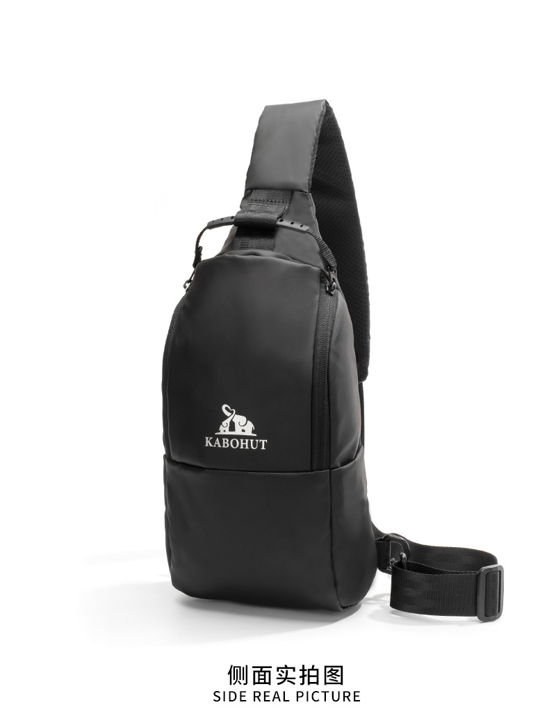 ins trendy brand chest bag for men, casual Japanese single-shoulder bag for men, small backpack for men, trendy crossbody bag for men, new waist bag for men pic 14