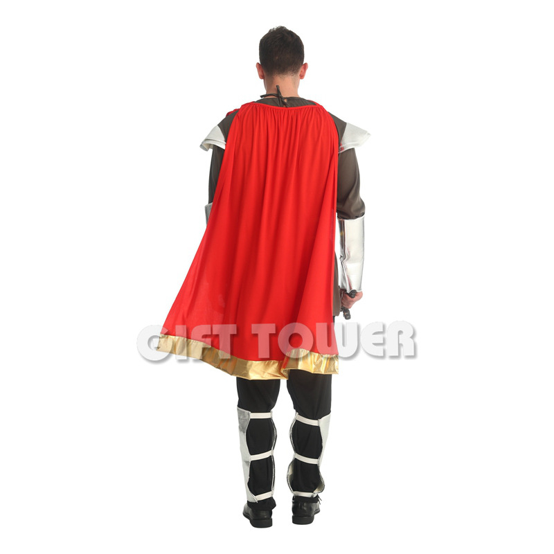 万圣节化装舞会服装成人罗马武士骑士斯巴达勇士将军士兵服M-0255详情5