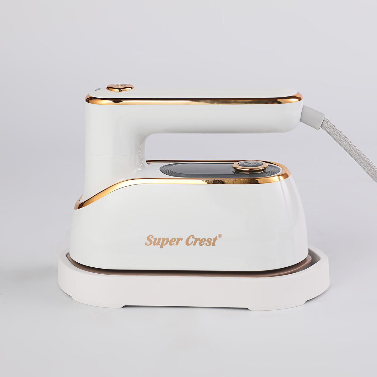 Super Crest白色带金色装饰手持蒸汽熨斗详情7