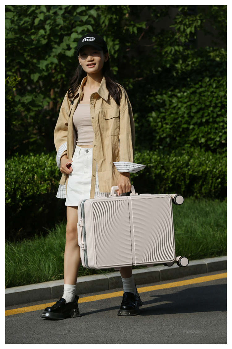 宽拉杆铝框行李箱万向轮大容量20寸24可登机密码箱旅行箱时尚拉杆详情39