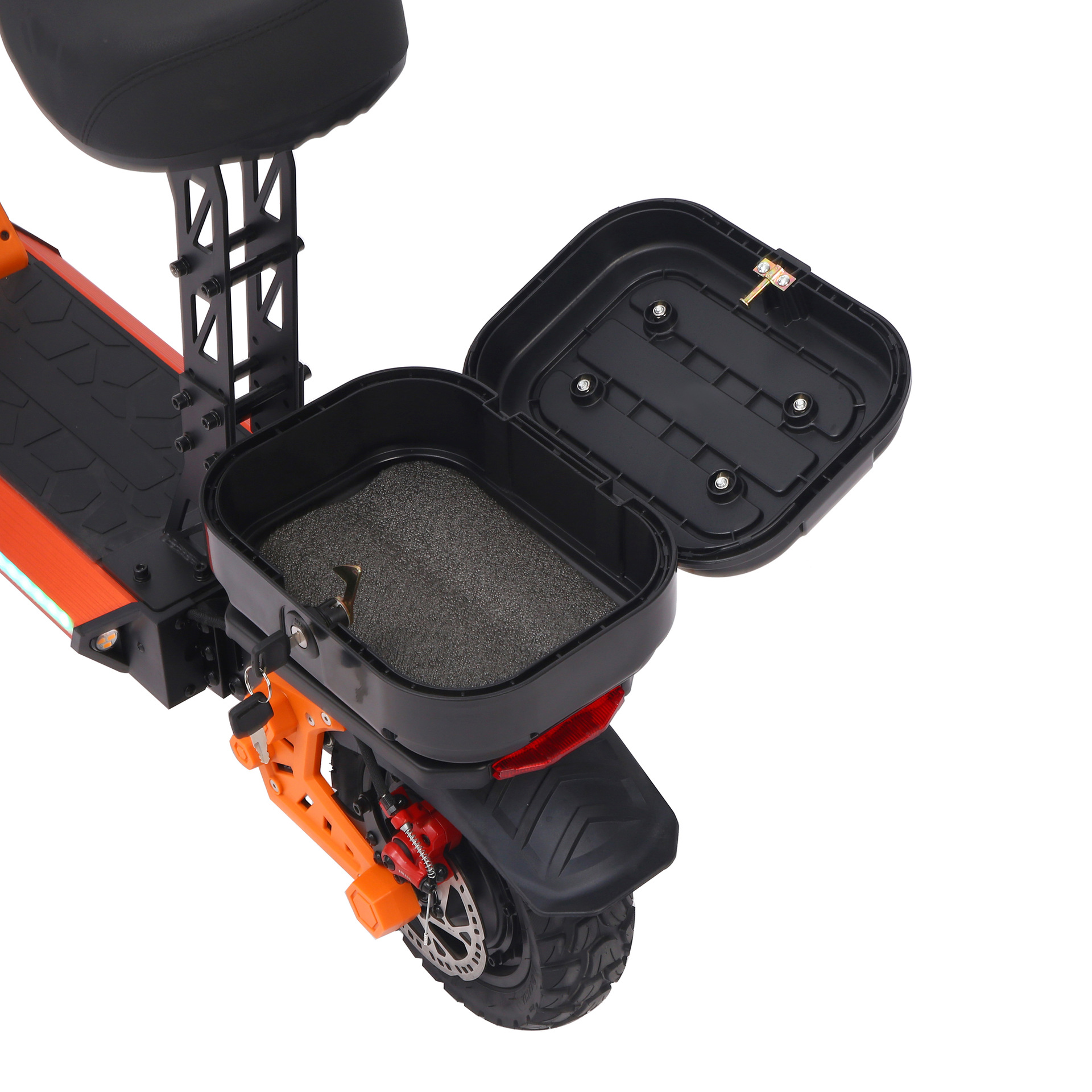 Cross-border two-wheeled electric scooter with trunk, adult commuting vehicle, foldable and portable chauffeur pic 17