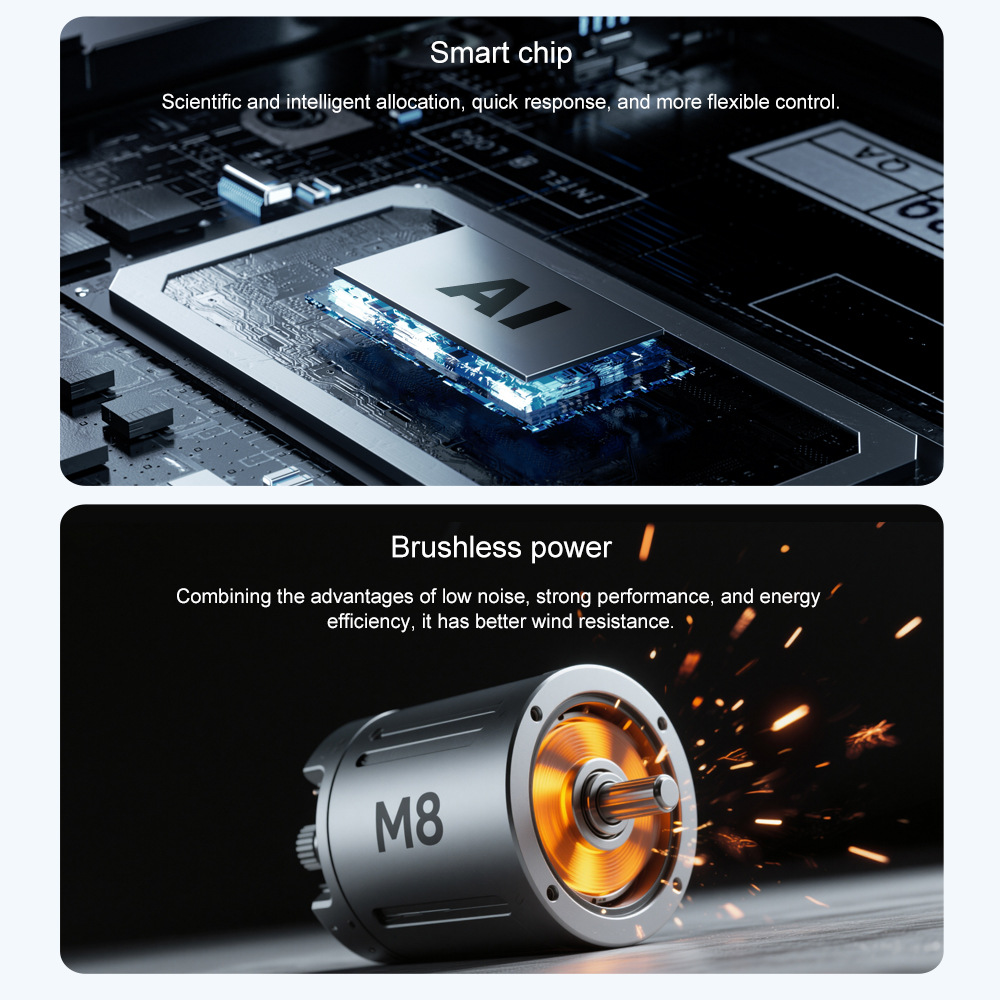 Cross-border M8 brushless drone with screen control, aerial photography, folding aircraft, optical flow dual camera remote control aircraft pic 40