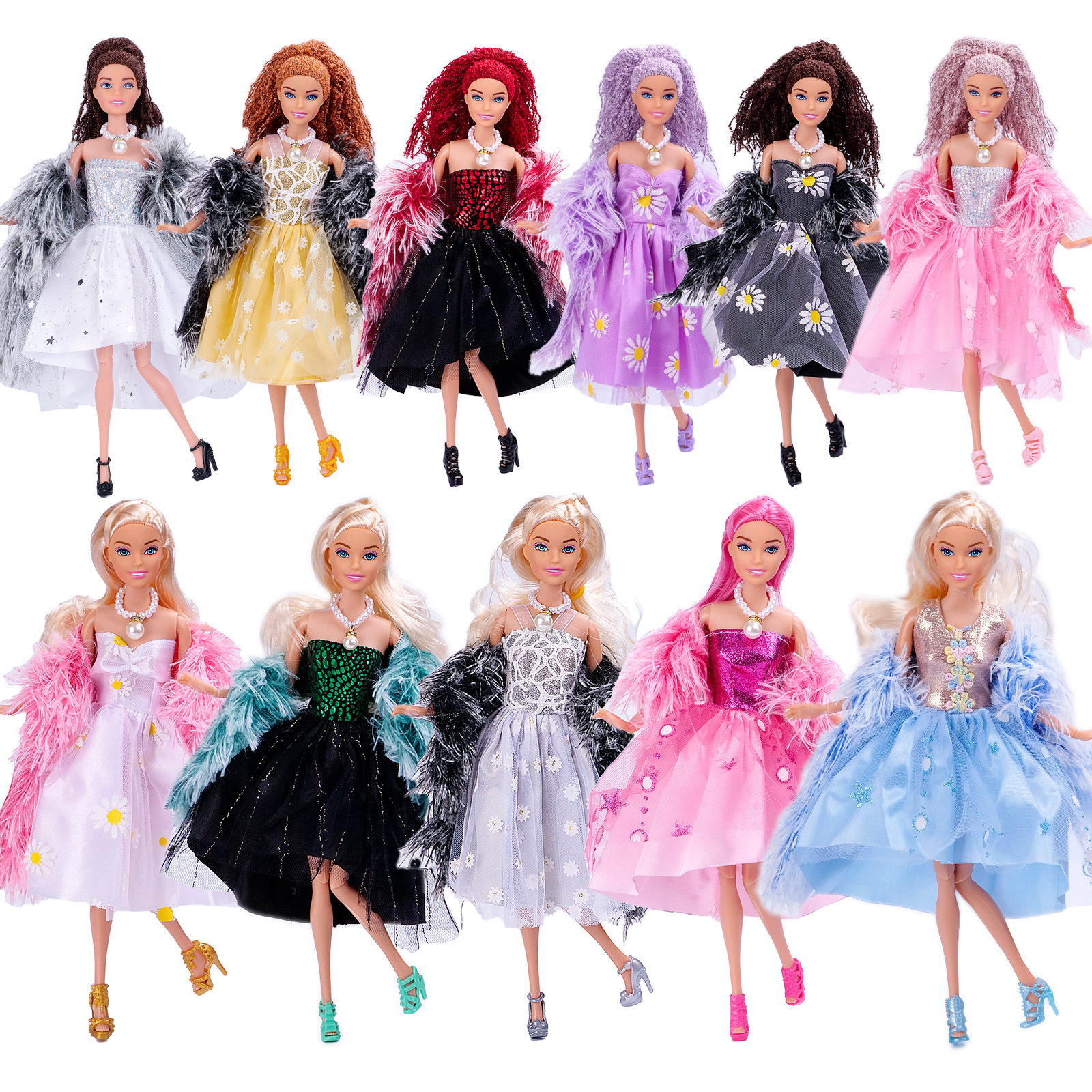 女孩玩具11寸30cm娃娃跑步换装衣服时装裤子袜子运动丽家时尚跨境详情26