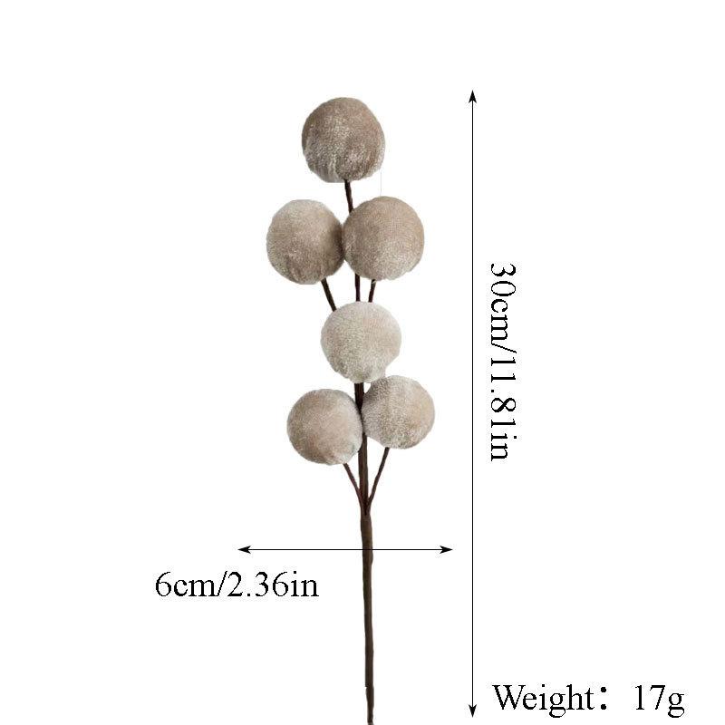 Merry Christmas! New velvet sphere ball paddle Christmas tree decoration Christmas tree wreath decoration factory store pic 12