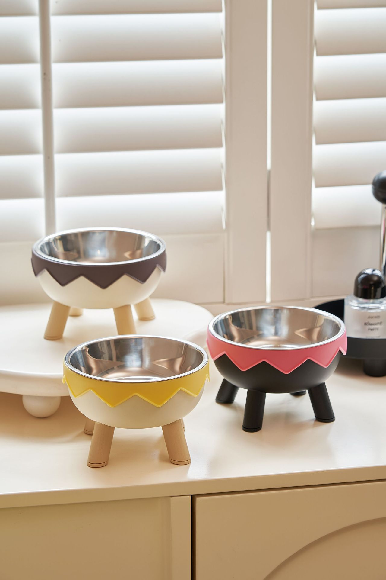 Pet bowl, high-legged cat bowl, dog bowl, cat food bowl, dog bowl, rice bowl, water bowl, cat single bowl, stainless steel bowl for protecting the cervical vertebrae pic 12