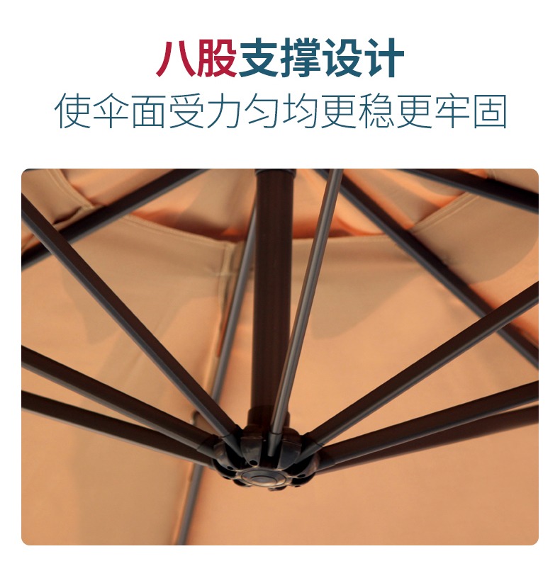 户外遮阳伞庭院伞大伞摆摊伞香蕉伞室外雨棚阳台保安罗马伞太阳伞详情3