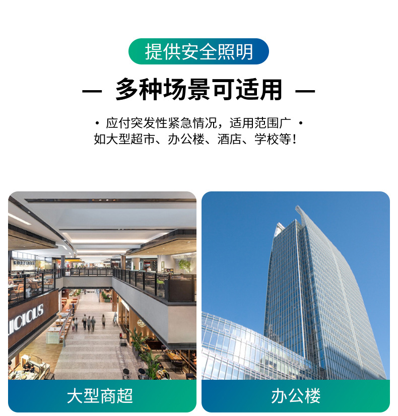 指示灯外贸供货新国标自发光应急消防指示灯疏散安全出口指示灯牌详情5