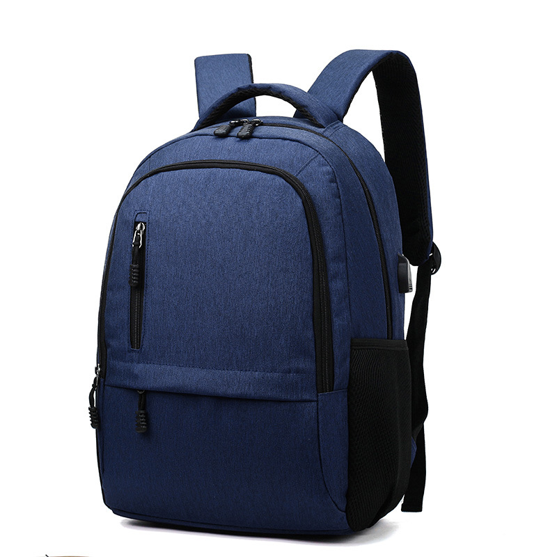 男士背包大学生双肩包简约商务电脑包大容量休闲上班通勤旅行背包详情31