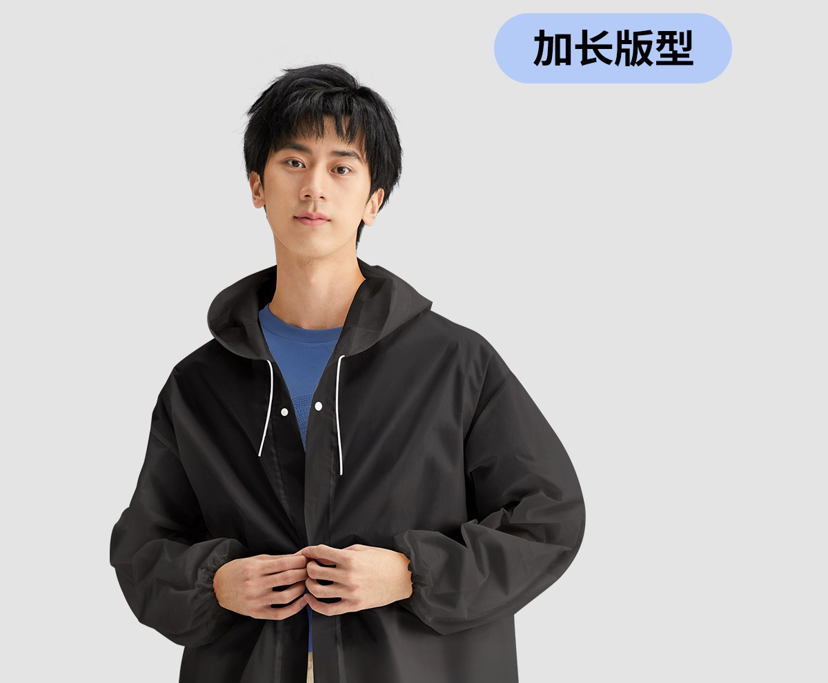 非一次性雨衣批发EVA成人款加厚加長户外徒步旅游便携式连体雨衣详情9