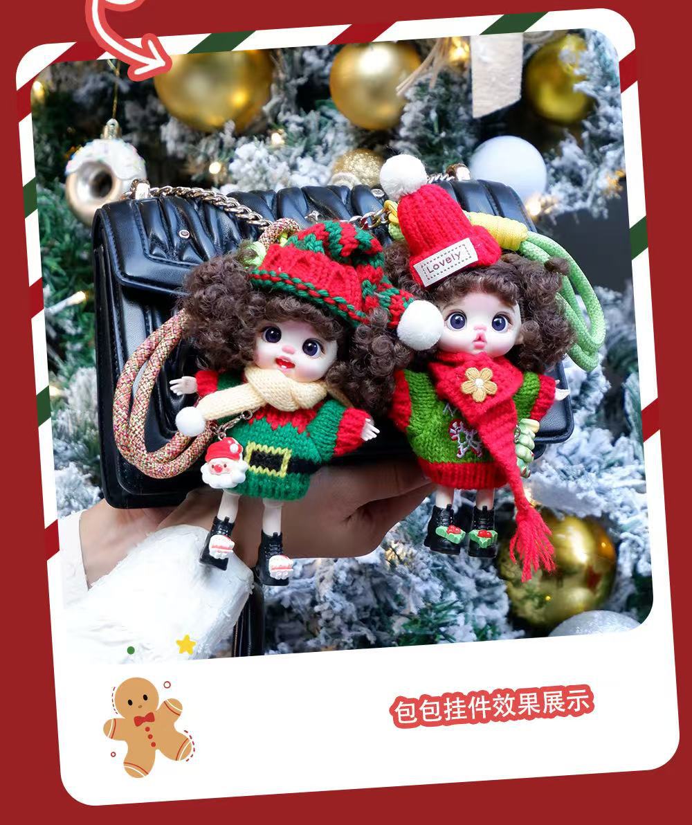 萝莉芬潮玩创意时尚手机挂件搪胶娃娃萌趣挂件娃手办礼物手办详情13