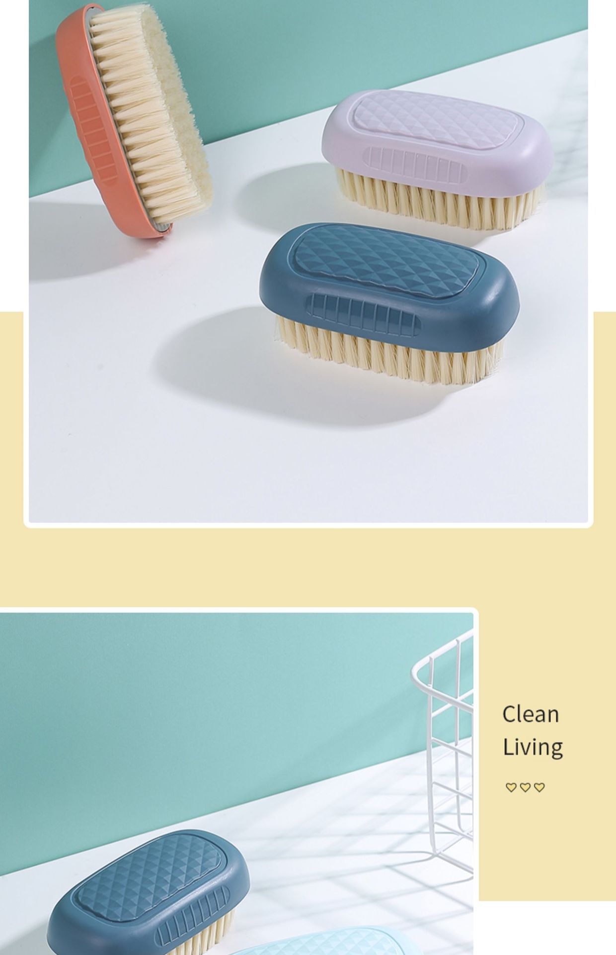Laundry brush, soft bristle shoe brush, clothes brush, shoe washing brush, household shoe brush, special shoe brush, multi-functional cleaning brush pic 22