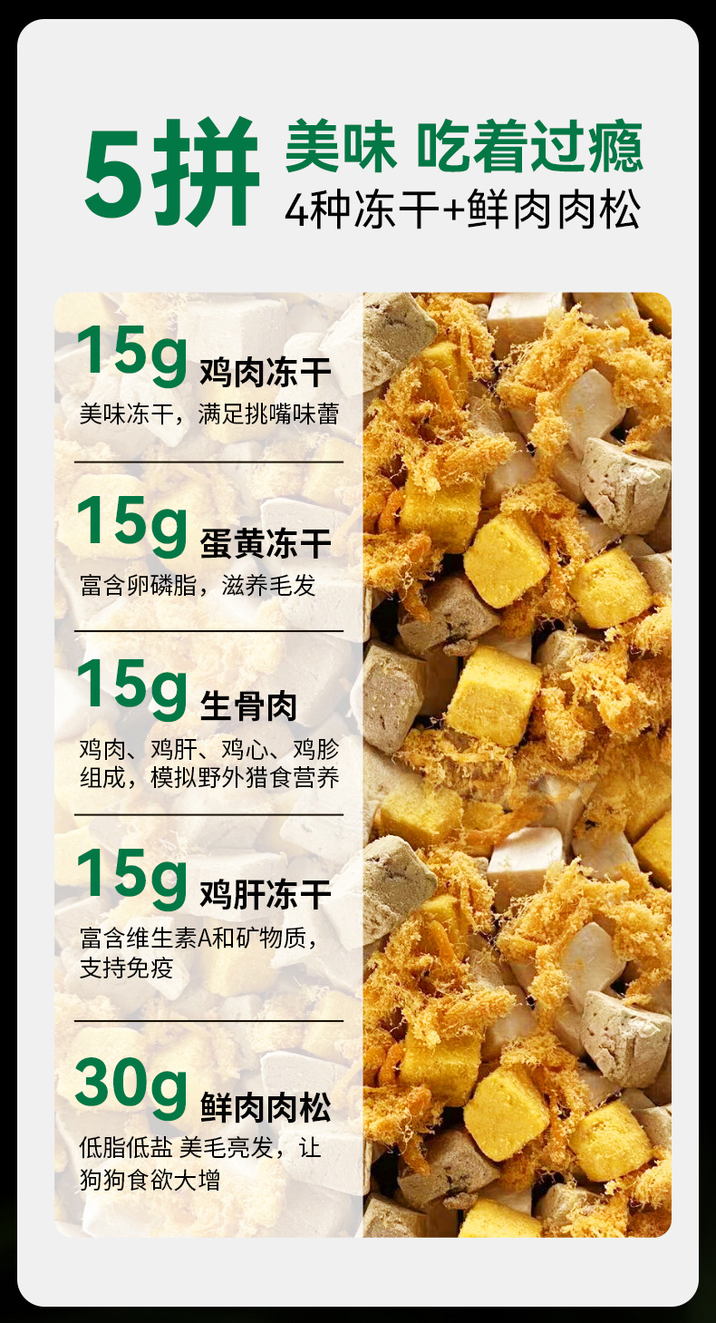 狗粮批发冻干混合多拼幼犬成犬专用粮宠物狗粮犬主粮全犬通用40斤详情7