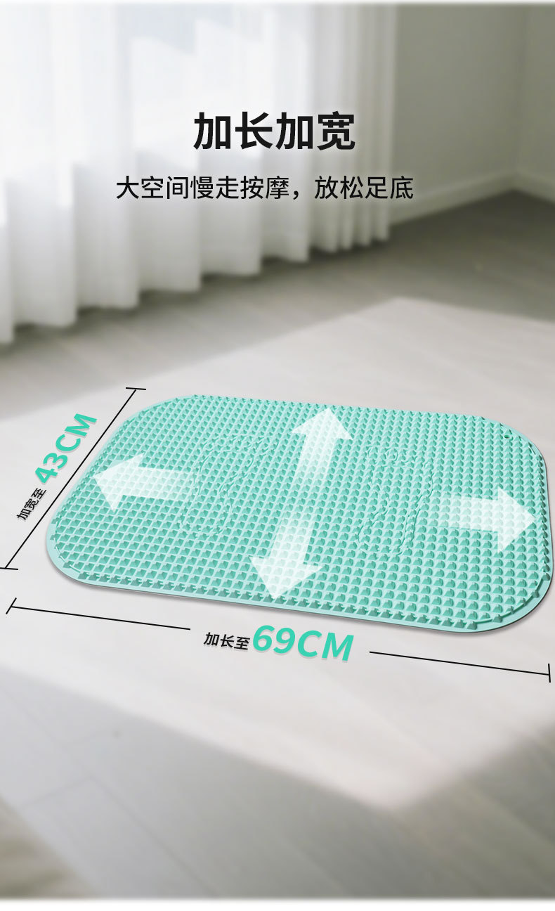 Liquid soft silicone finger pressure plate, ultra-slow running, soft and elastic, anti-slip foot massage, anti-slip pad, foot sole, toe pressure plate pic 9