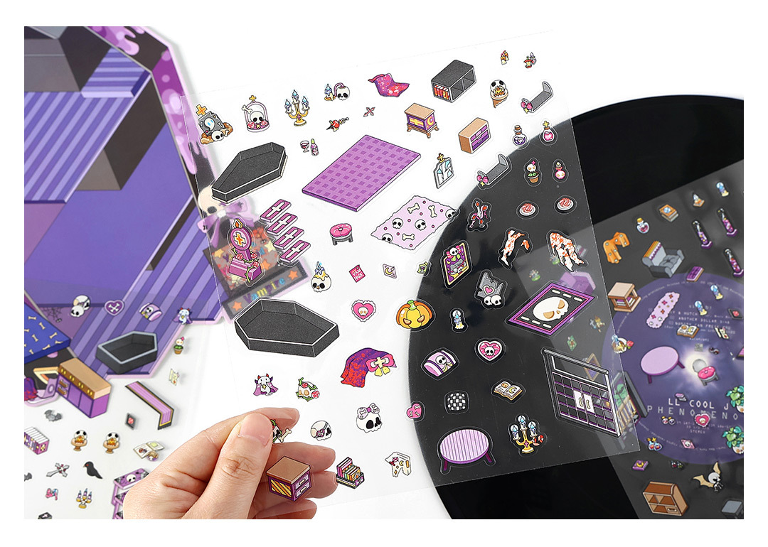 墨言Infeel.Me白卡造景贴纸今日营业中第十四弹微缩立体国潮趣味详情24